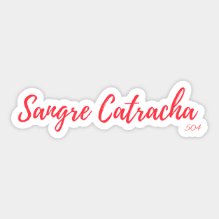 Sangre Catracha Sticker